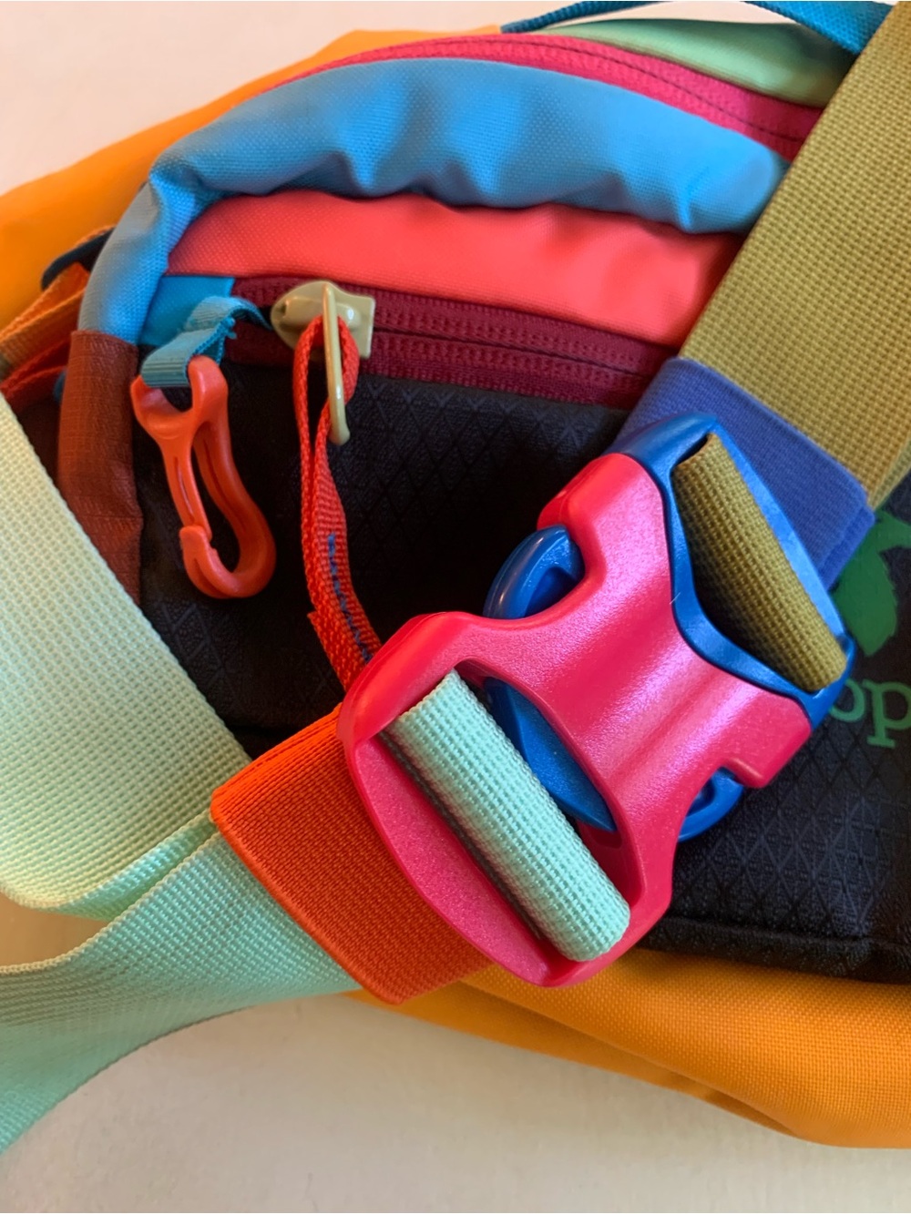 cotopaxi Multicolor Teal Red Orange Yellow Hip Pack - Picture 4 of 8